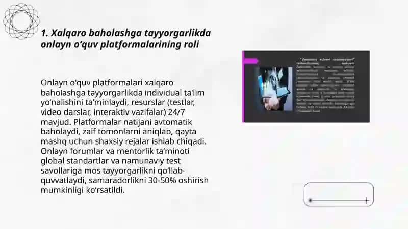 Xalqaro baholash dasturlariga tayyorgarlik jarayonida zamonaviy axborot kommunikatsiya texnologiyalarini qoʻllash 3