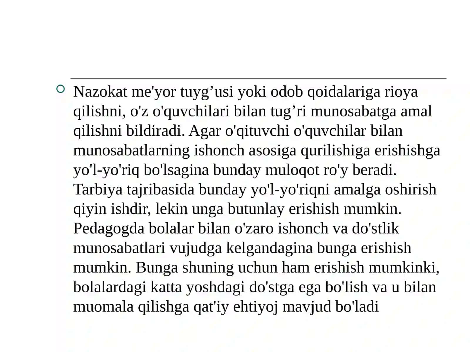 PEDAGOGIK NAZOKATNING MOHIYATI VA MAZMUNI 3