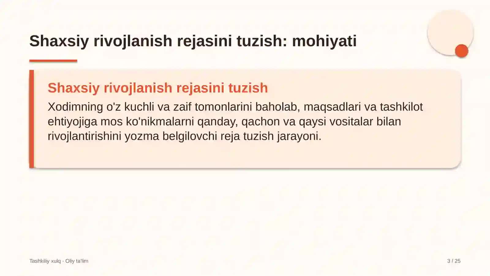 Ekspeditorlik kompaniyalarida shaxsiy rivojlanish rejasini tuzish 3