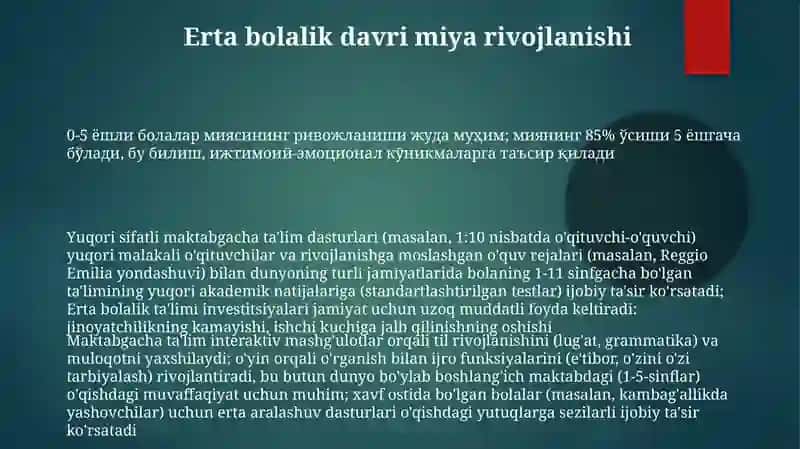 Maktabgacha ta'lim uzluksiz talimning bosh bògi 3