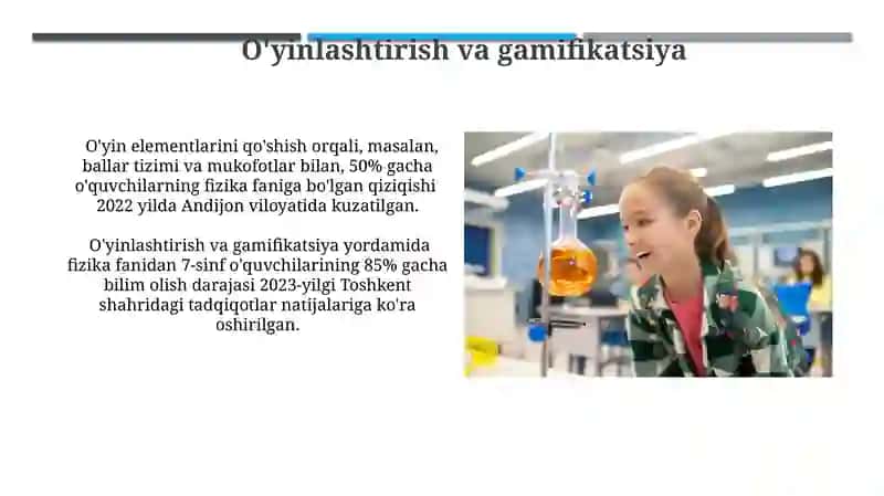 Fizika darslarida texnika taraqqiyotining asosiy yoʻnalishlarini oʻrganish 3