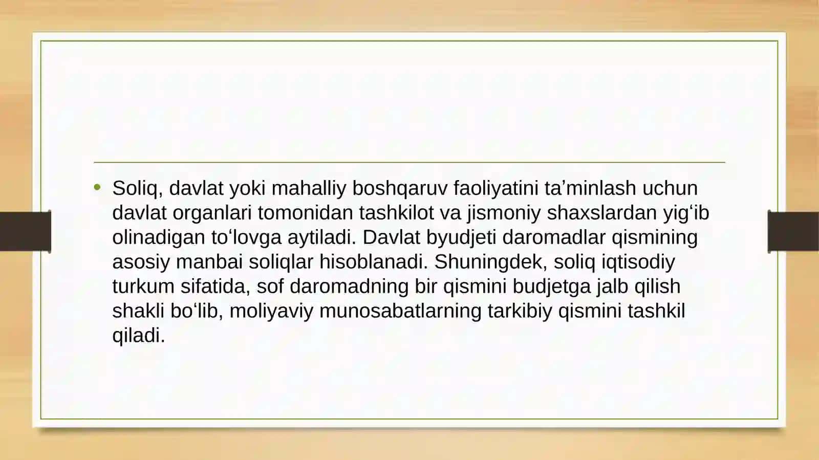 Soliqsolish san’ati 3