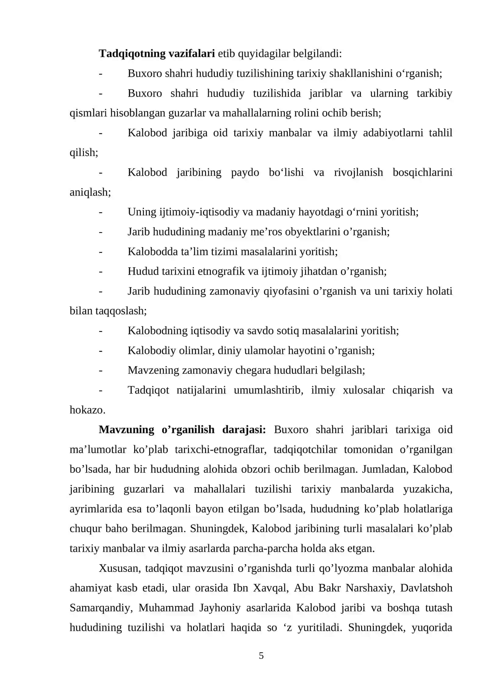 Buxoro shahri Kalobod jaribi tarixi 3