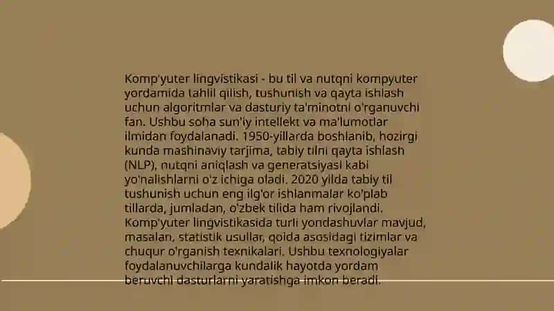Tilshunoslikning zamonaviy yoʻnalishlari 3