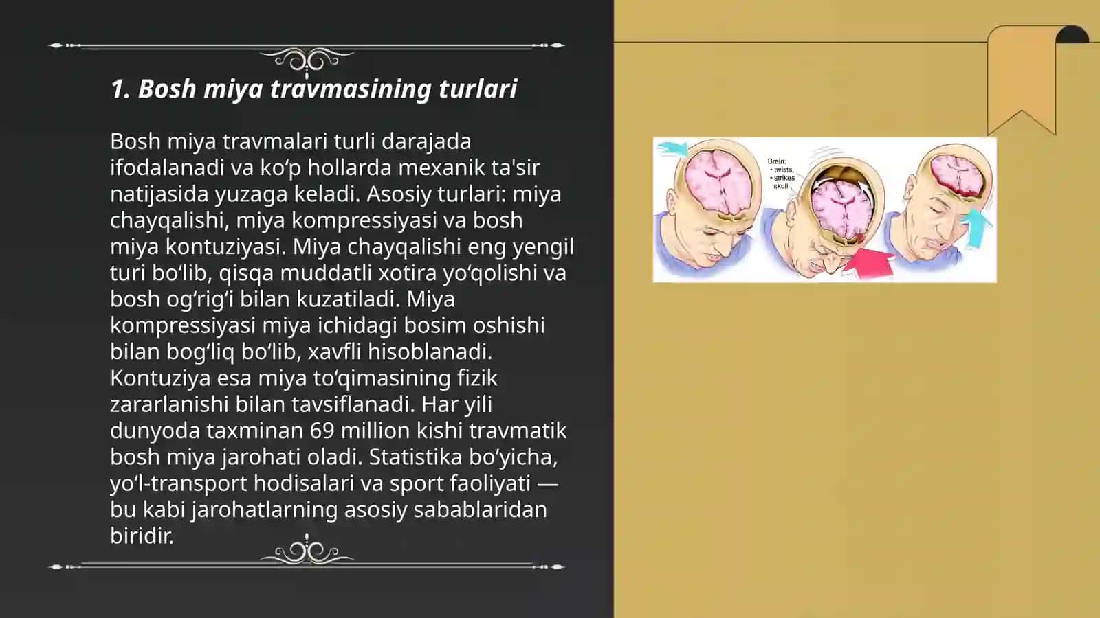 Bosh miya travmalari 3