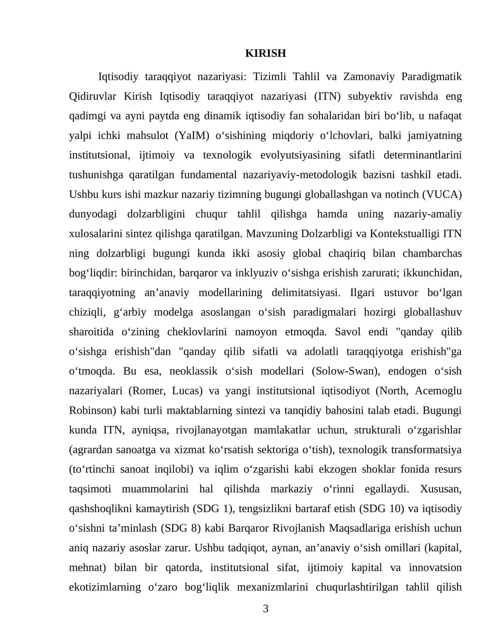Iqtisodiy taraqqiyot nazariyasi 3