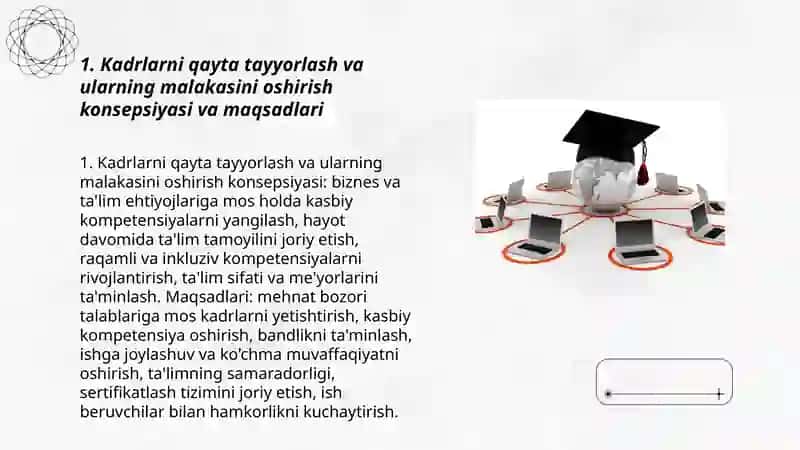 Kadrlarni qayta tayyorlash va ularning malakasini oshirish 3