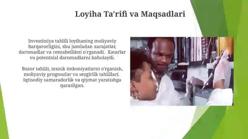 Investitsion loyihalar tahlili fanining mazmuni va predmeti 3