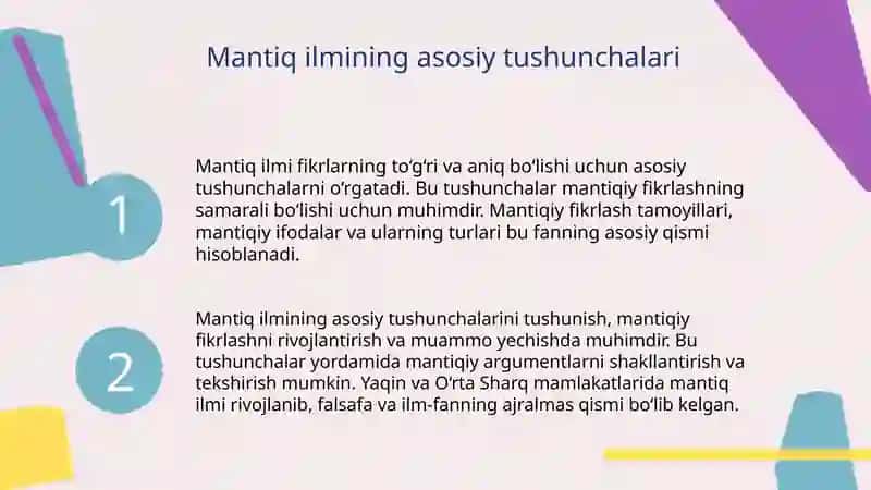 Mantiq ilmi 3