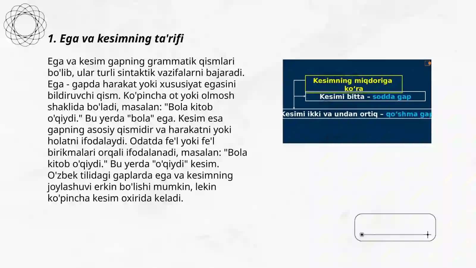 Ega va kesim 3