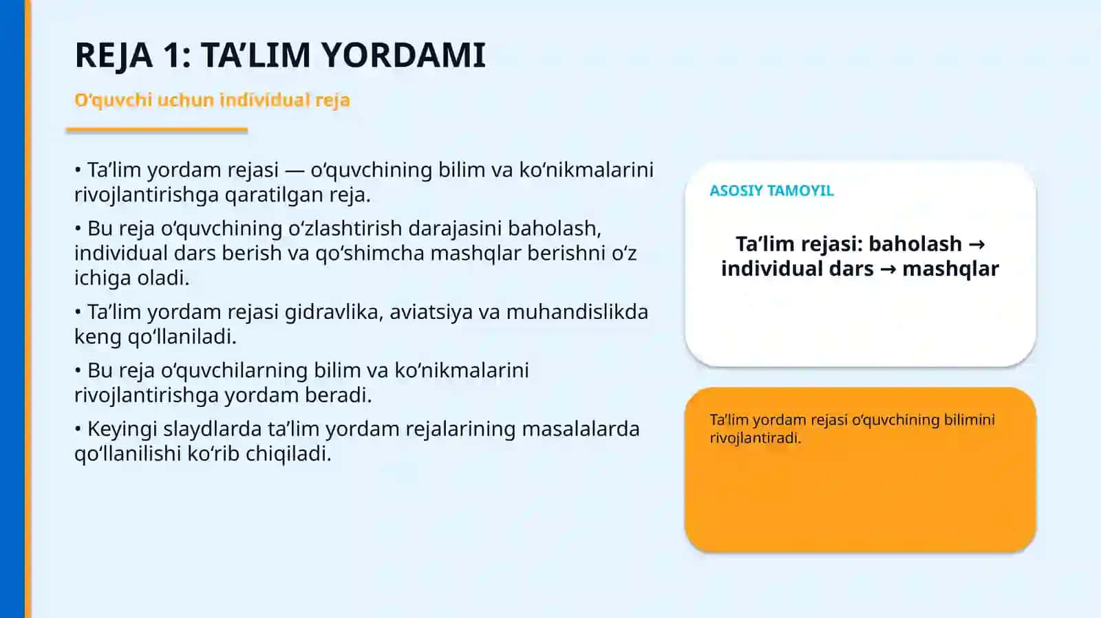 SHAXSGA YO'NALTIRILGAN YONDASHUV 3