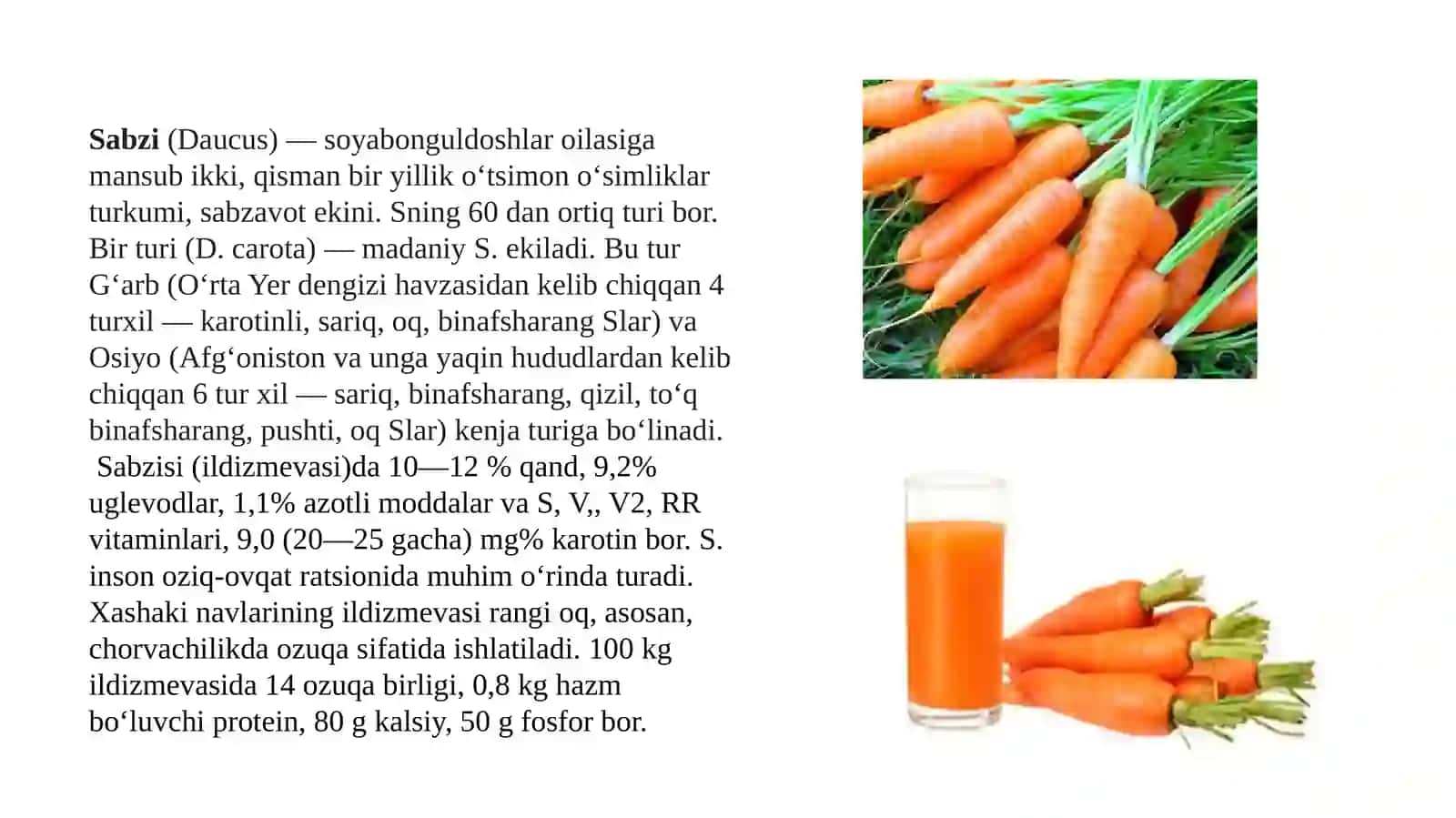 Ziradoshlar (APIASEAE) oilasi turkumi turari 3