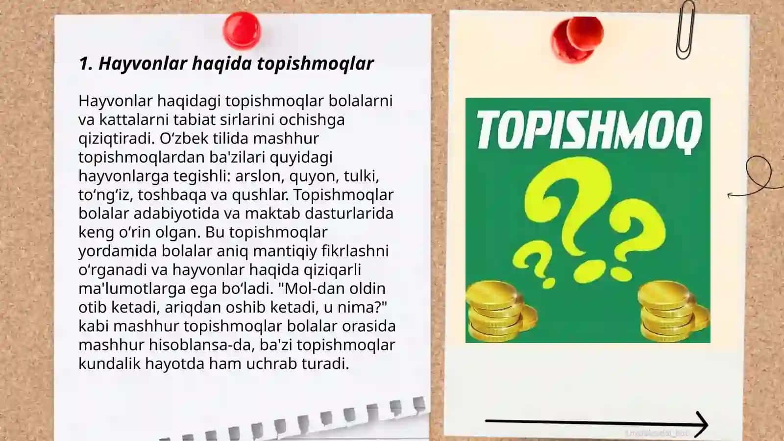 Topishmoqlar 3