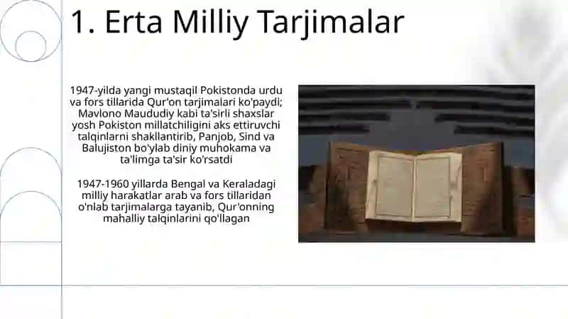 Mustaqillik yillarida Qur'onni tarjima qilinishi va tavsirlari 3