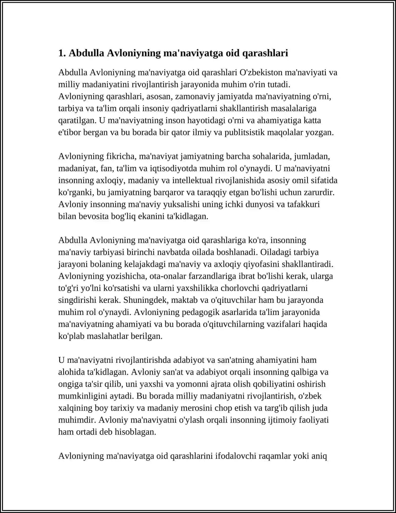 ABDULLA AVLONIYNING KOMIL INSON HAQIDAGI QARASHLARI 3