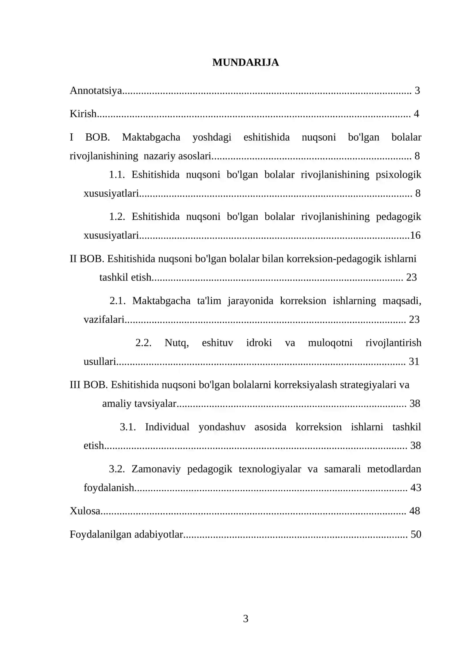 MAKTABGACHA YOSHDAGI ESHITISHIDA NUQSONI BO'LGAN BOLALAR RIVOJLANISHINING PSIXOLOGIK-PEDAGOGIK XUSUSIYATLARI VA ULARNI KORREKSIYALASH STRATEGIYALARI 3