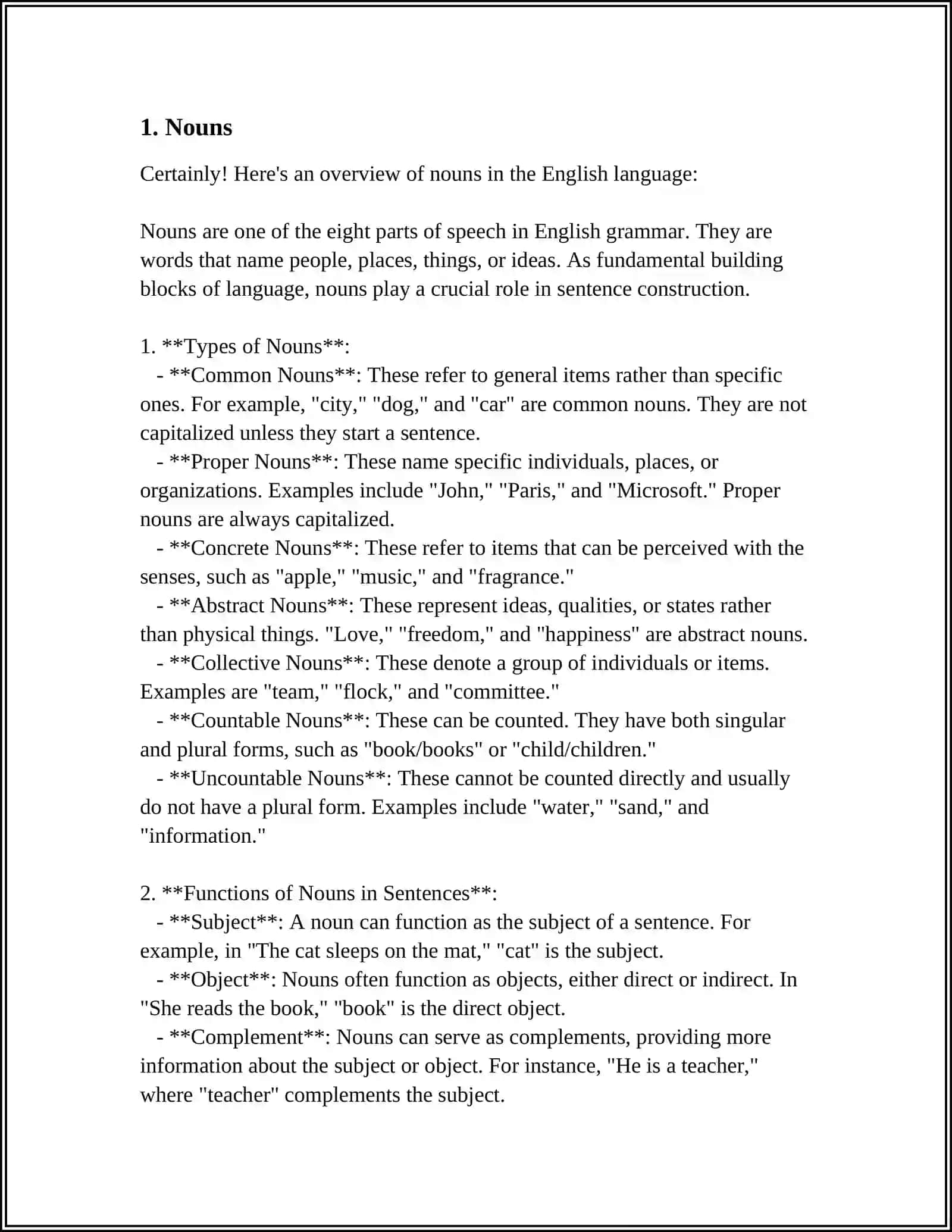 WORD CLASSES IT'S IN STRUCTURES 3
