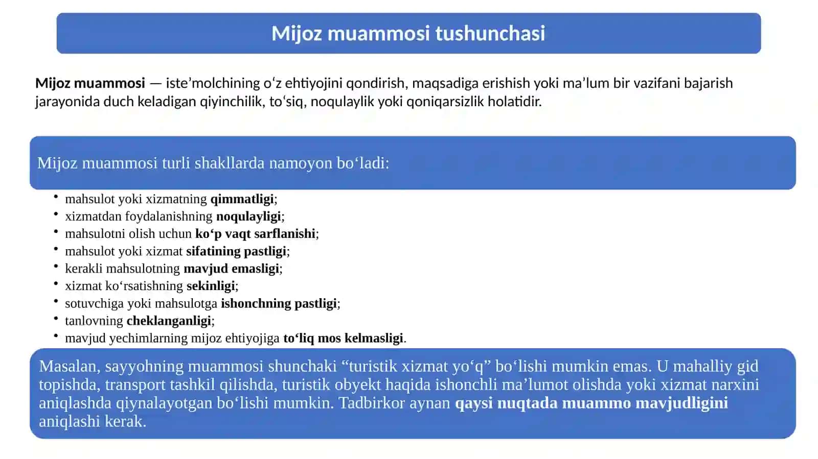 2-Mavzu Mijoz muammosini biznes g‘oyaga aylantirish 3