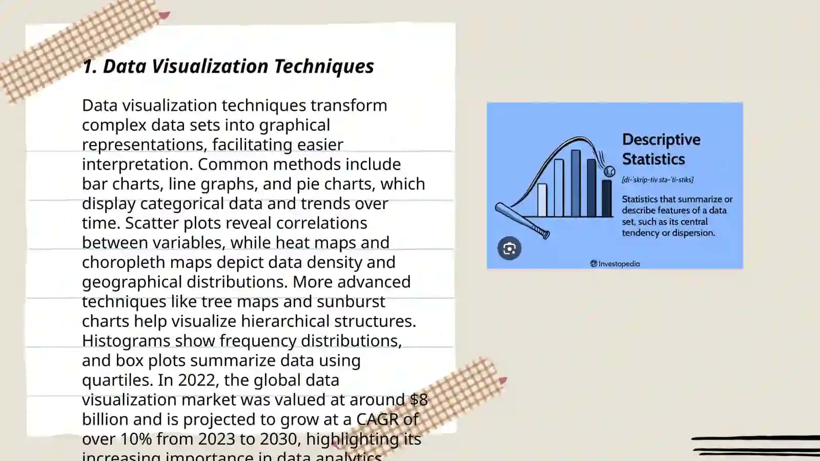 Wisual descriptions of visual data 3