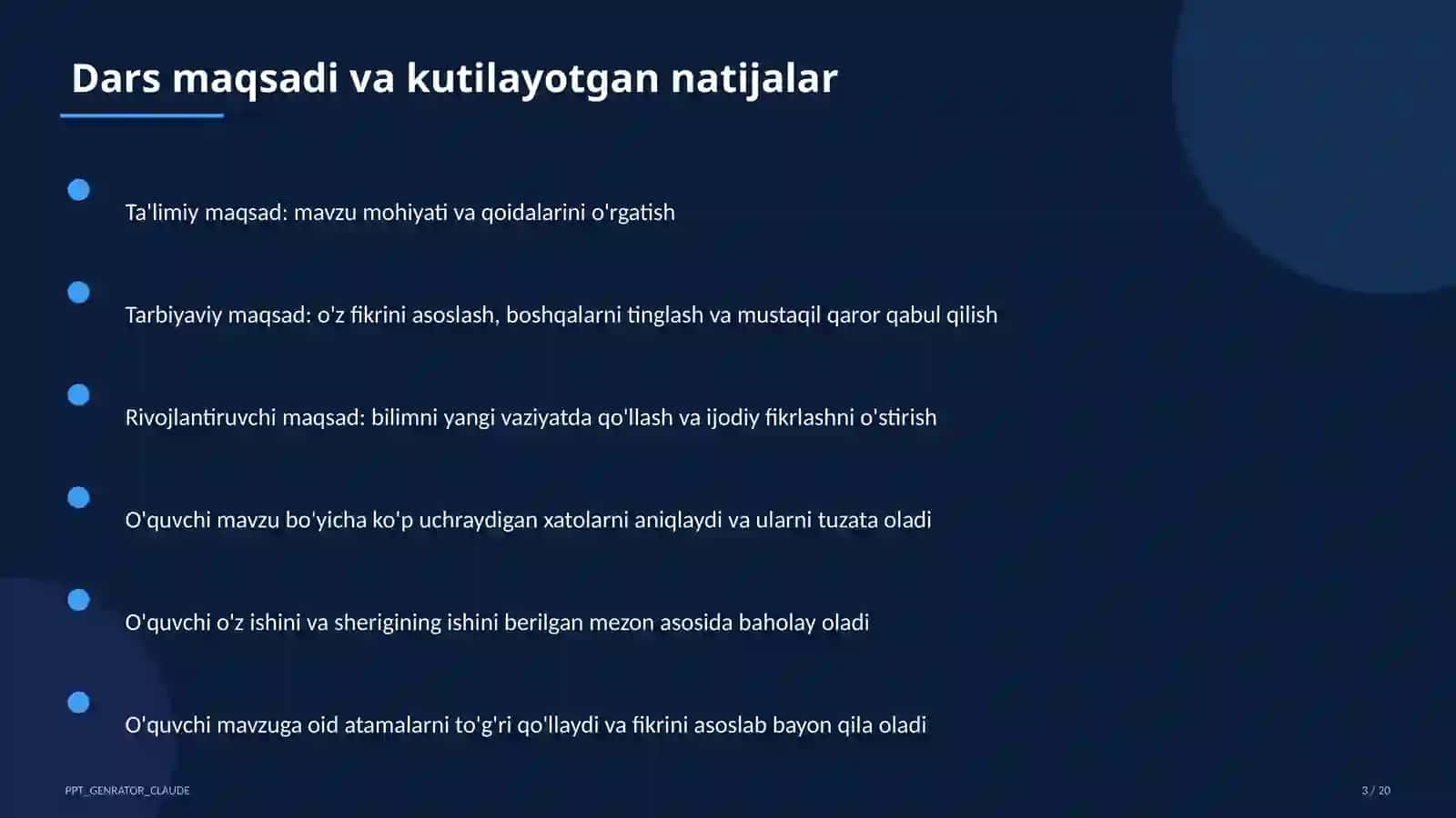Geometriya (7–11) — takrorlash darsi 3