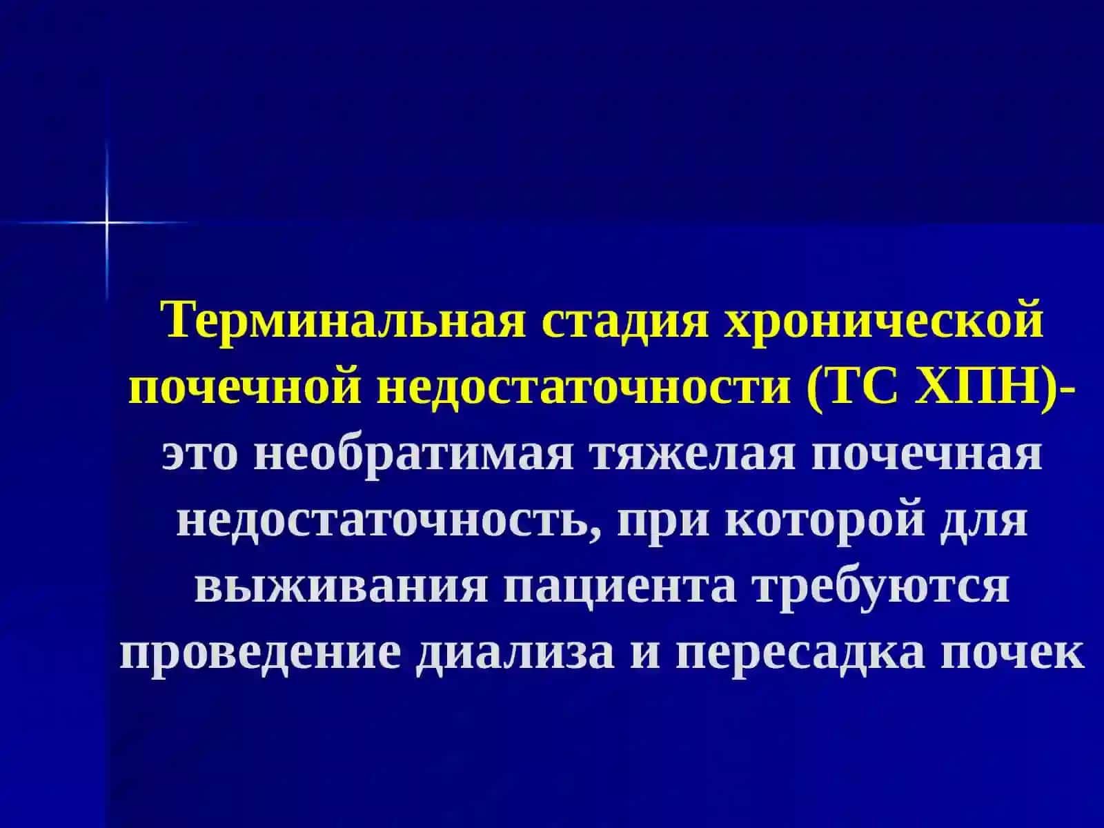 Хроническая почечная недостаточность и заместительная терапия (хронический гемодиализ иперитонеальныйдиализ) 3