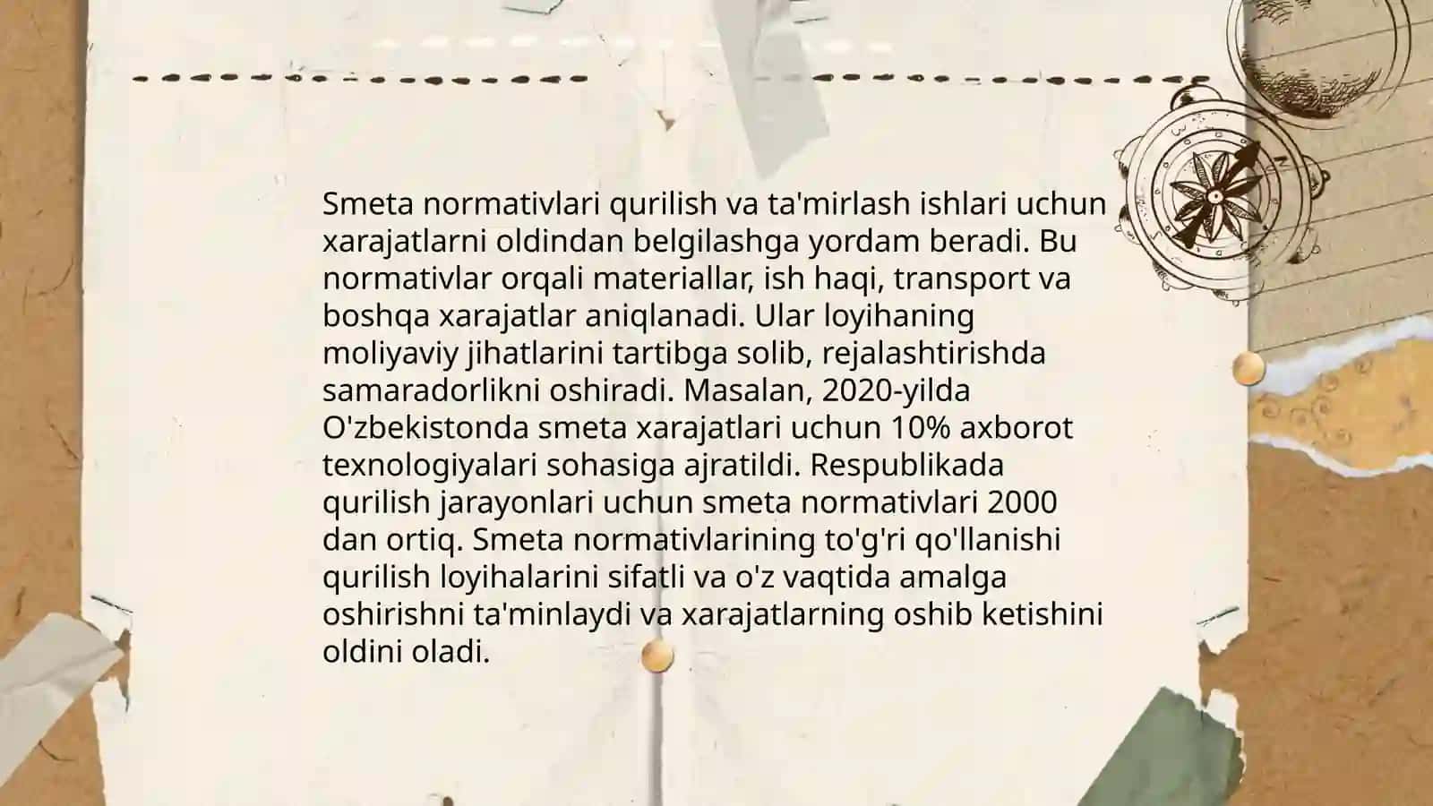 Kapital qurilishda bahoni shakllantirishning smeta normativ bazasi 3
