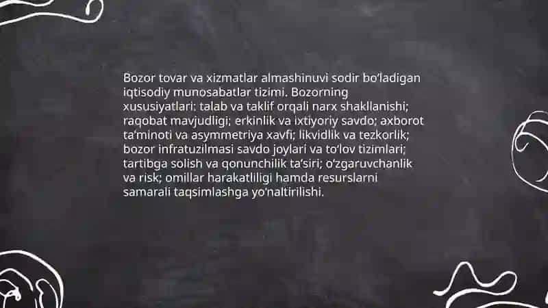 Bozor va bozorning turlari 3
