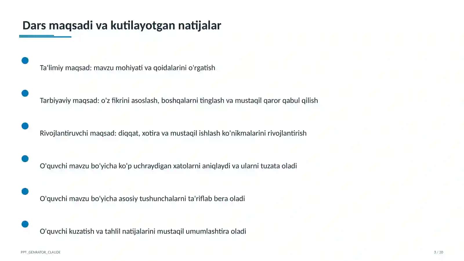 Ona tili va o'qish (1–4) 3