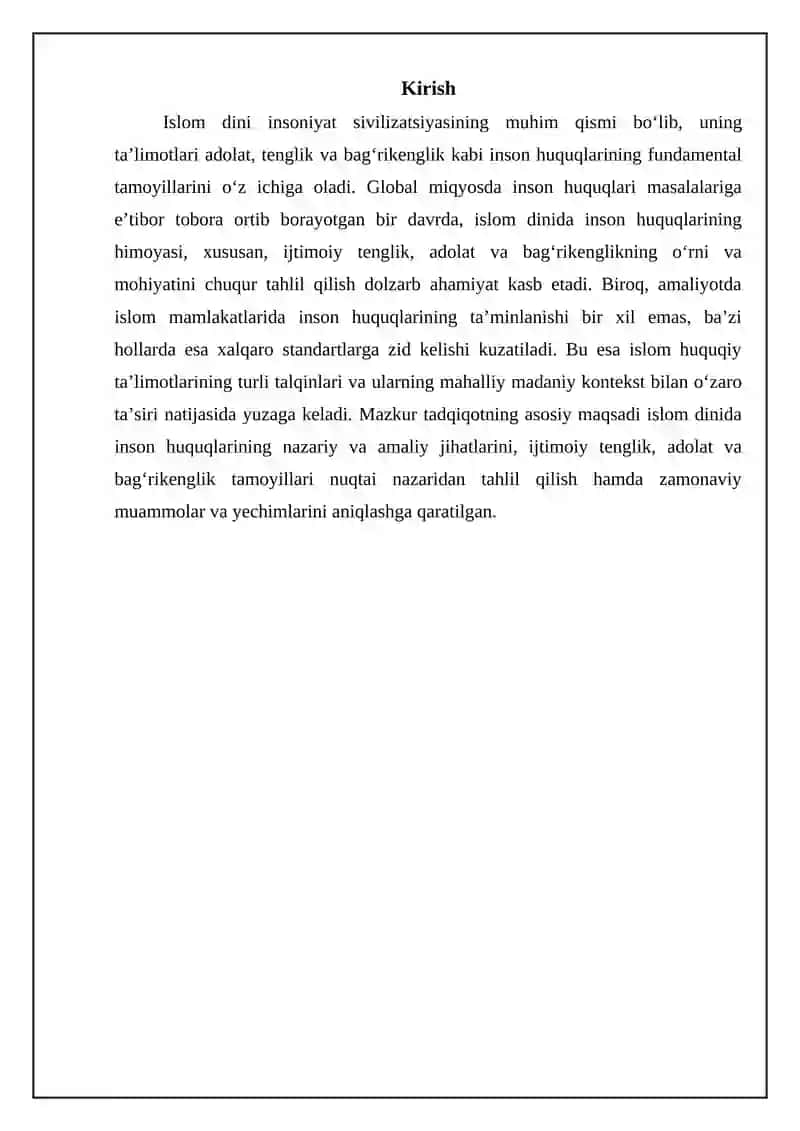 Islomda inson huquqlari himoyasi 3