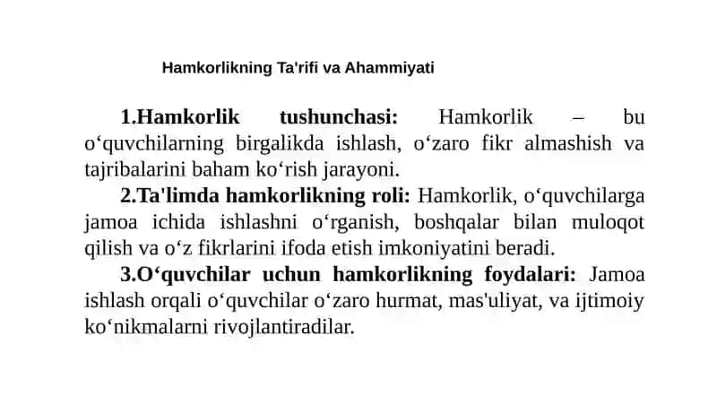 Ta'limda Hamkorlikning Kuchiga Asoslangan Tayanch Kompetensiyalar 3