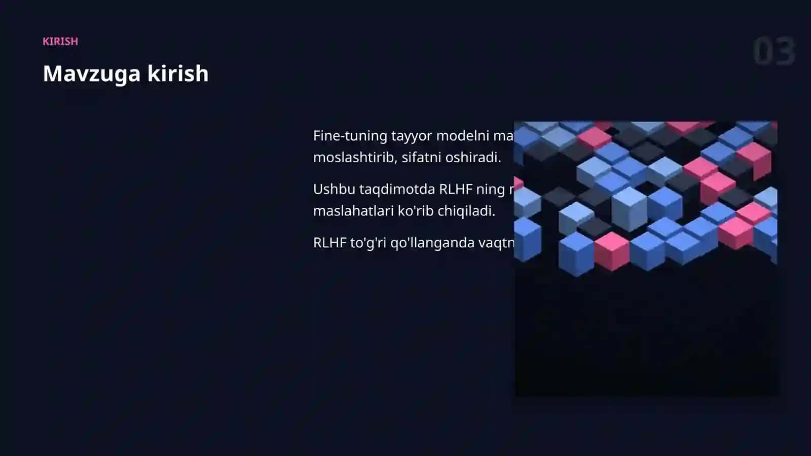 MODELLARNI SOZLASH (FINE-TUNING) 3