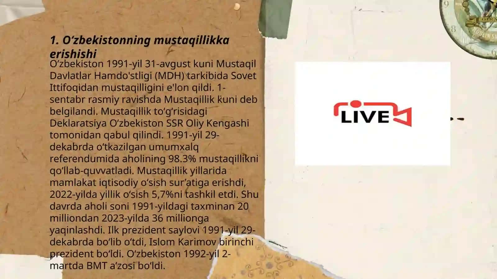 Oʻzbekistonning eng yangi tarixi 3