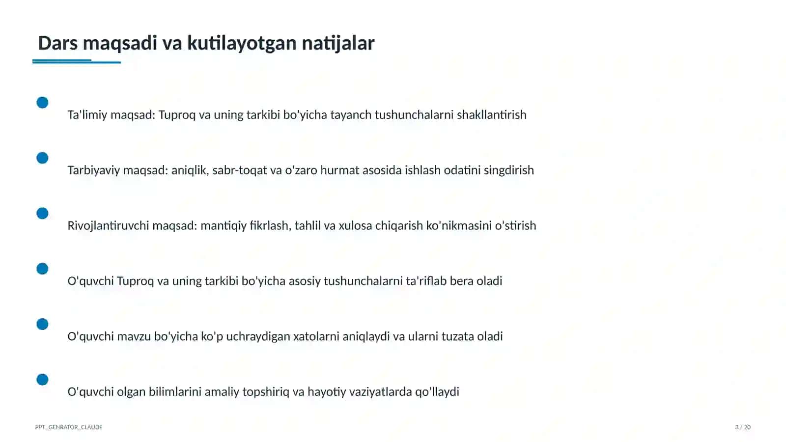 Tuproq va uning tarkibi (2-sinf) 3