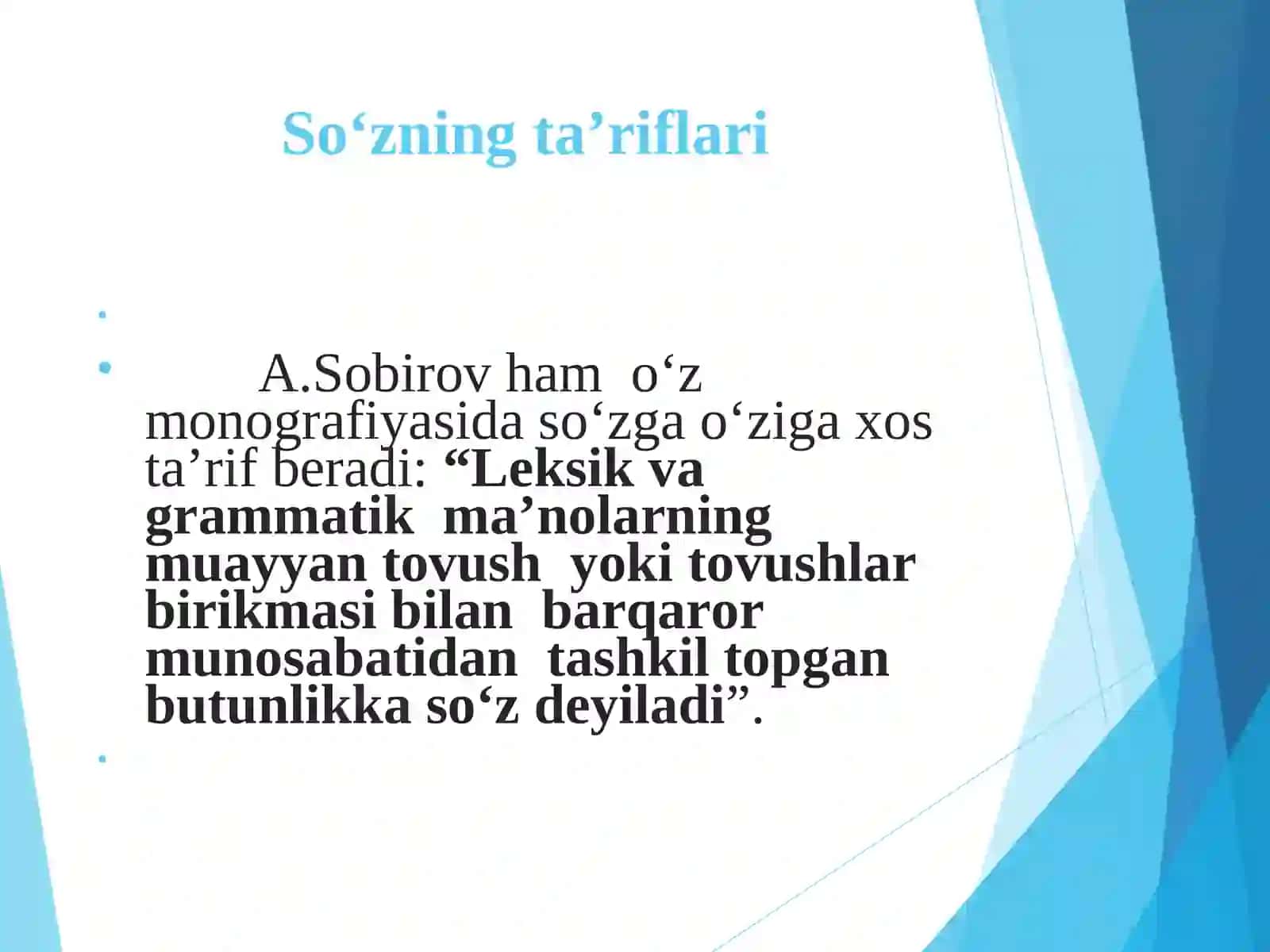 Til va nutq birliklari 3