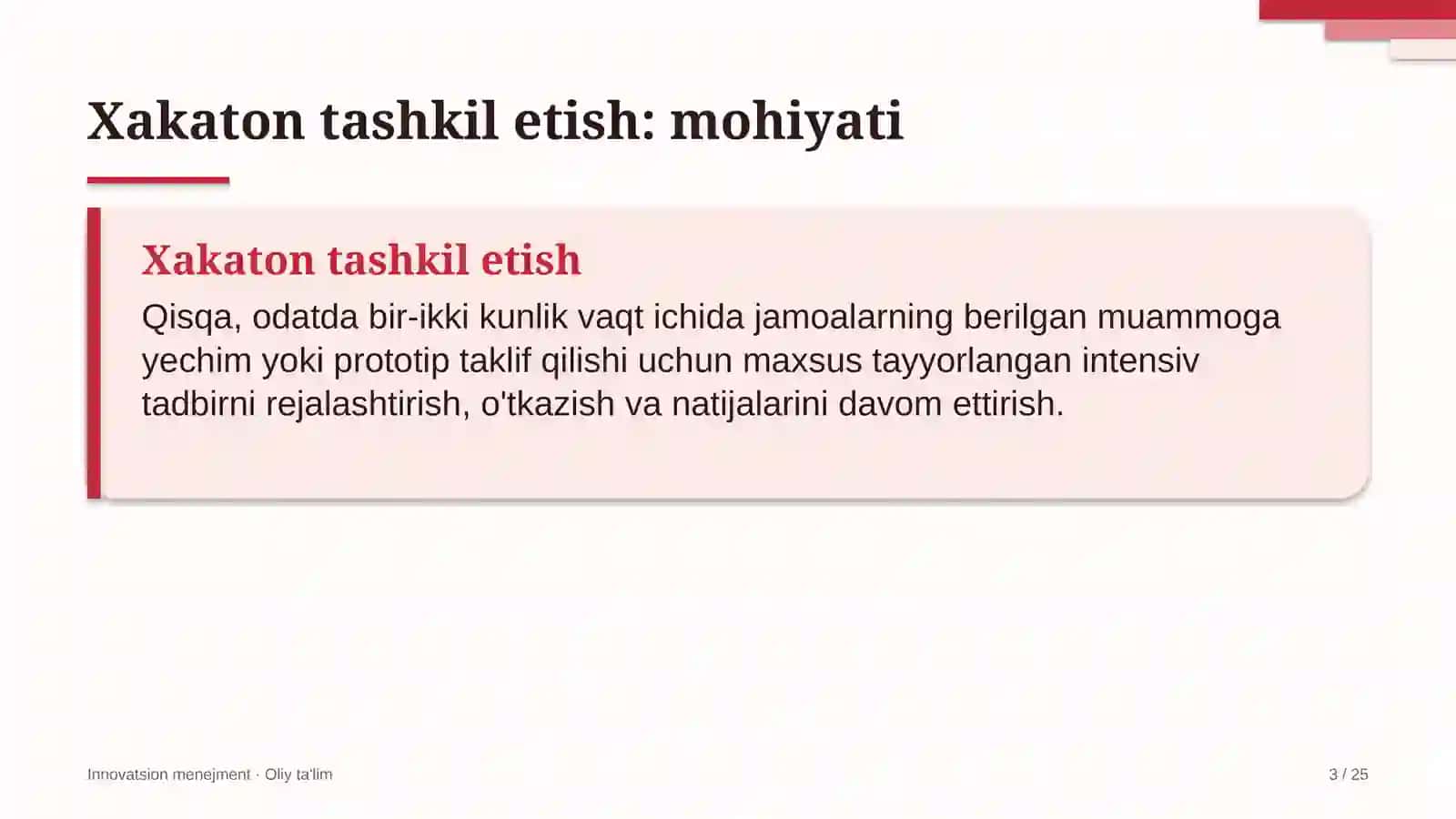 Xakaton tashkil etish: mohiyati 3
