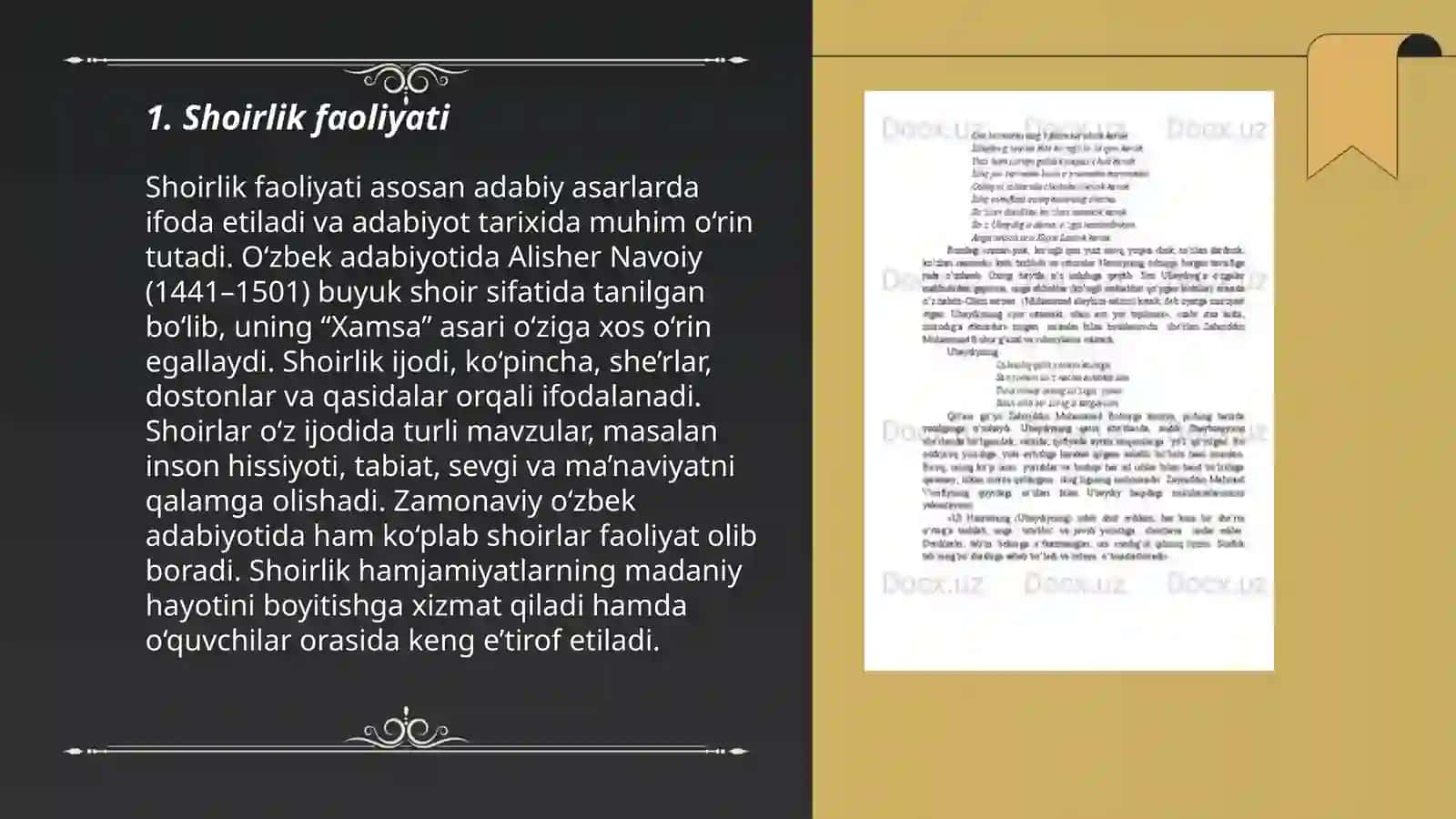 Shoirlik faoliyati 3
