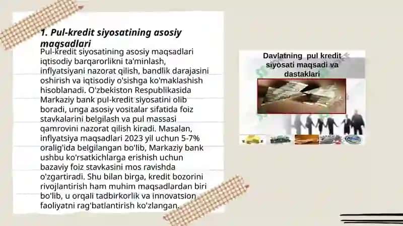 Pul-Kredit Siyosati 3