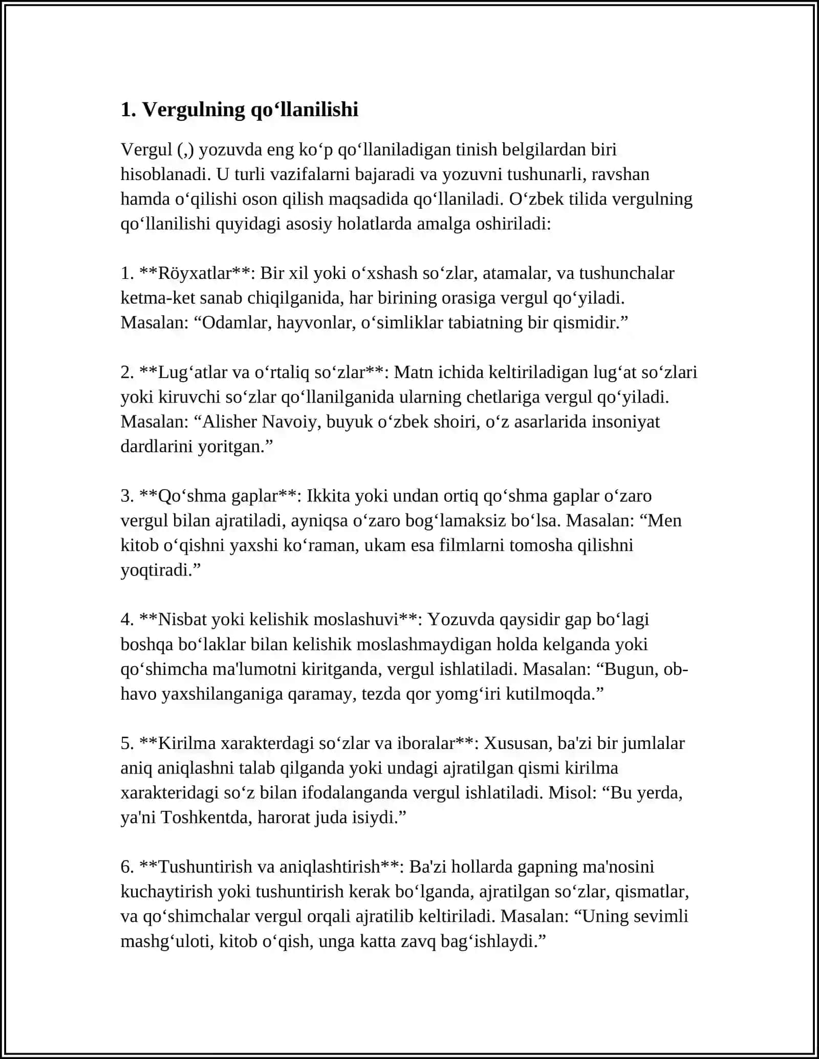 MATNLARNI PUNKTUATSION JIHATDAN TAHLIL QILISH 3