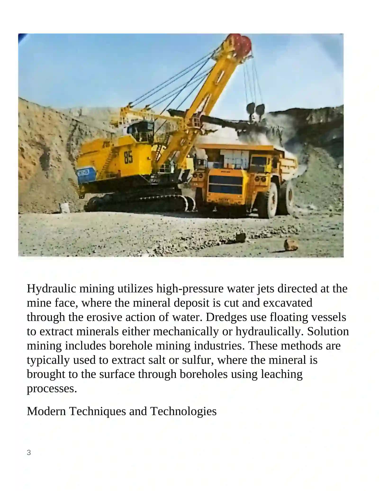 Surface Mining Technologies 3