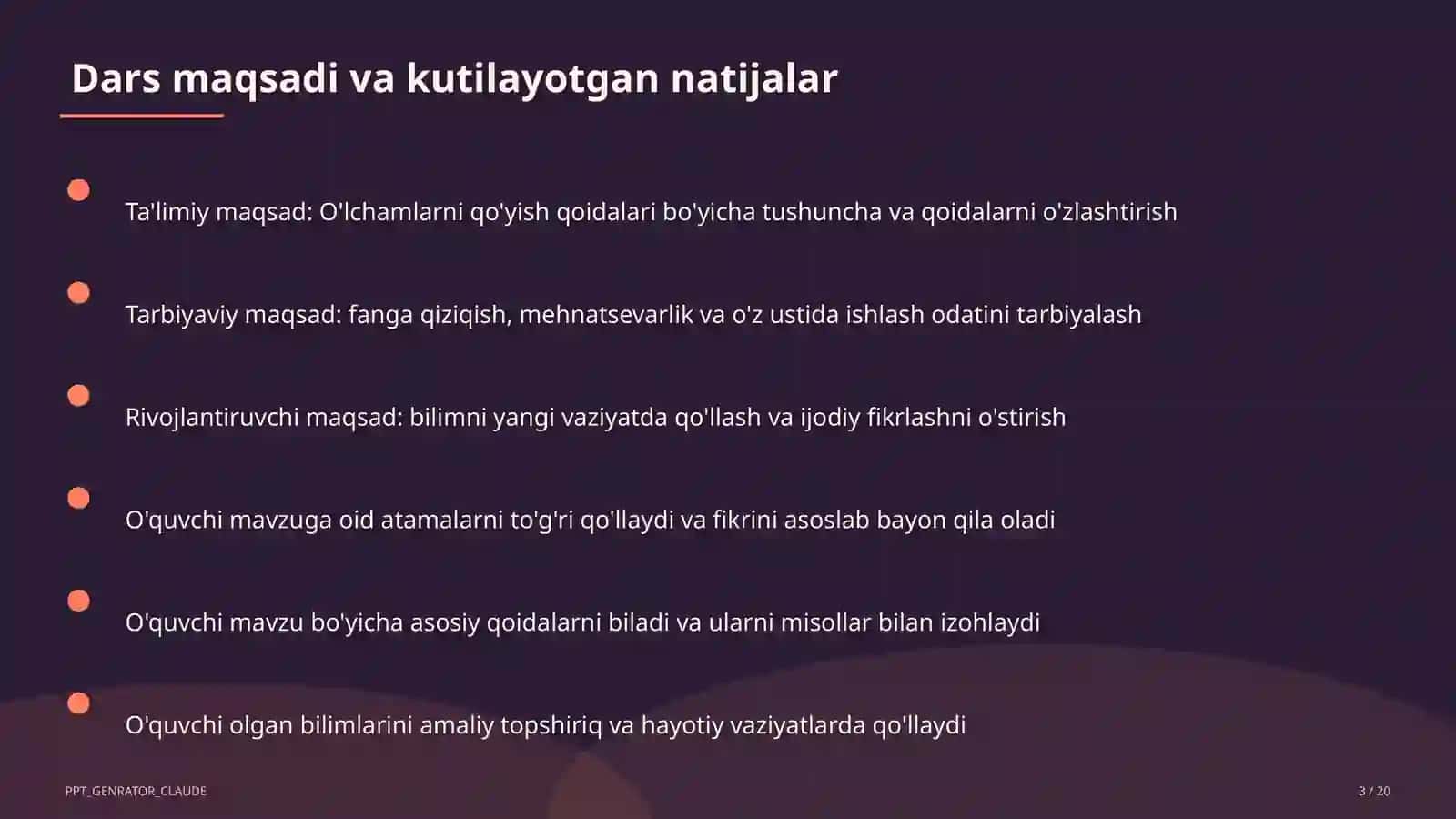 O'lchamlarni qo'yish qoidalari (8-sinf) 3
