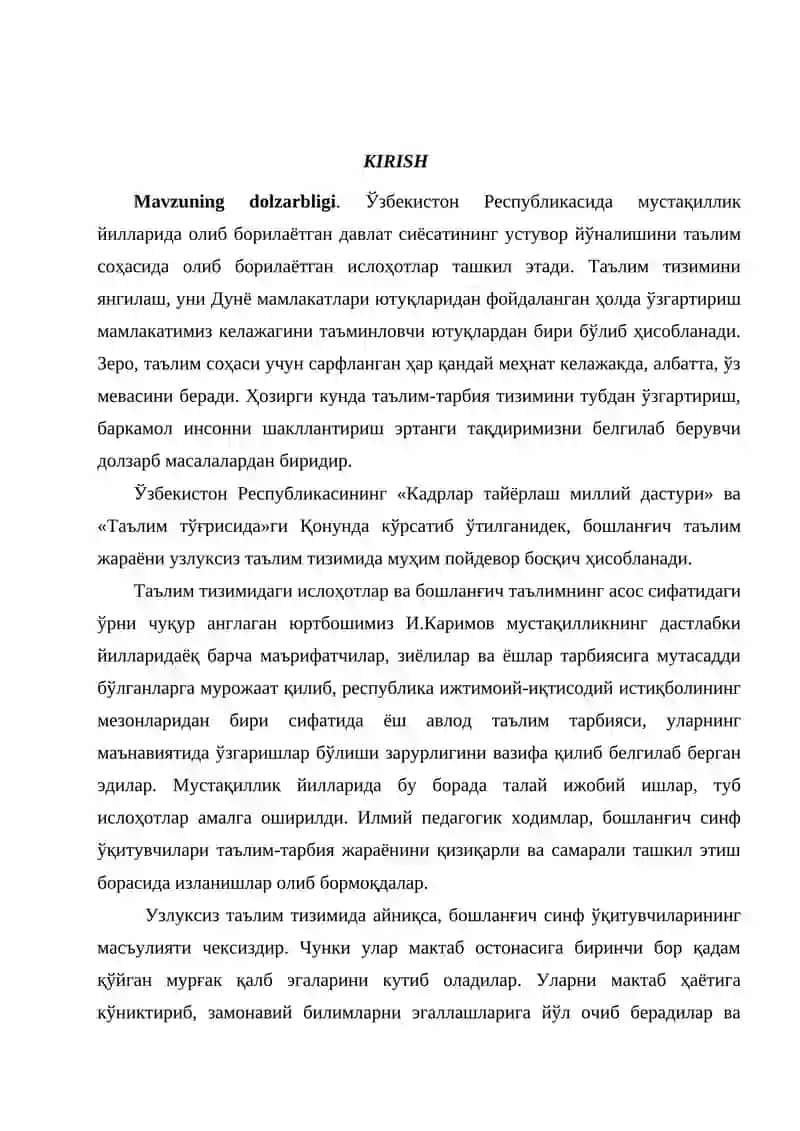 Bolani maktabga tayyorlash 3