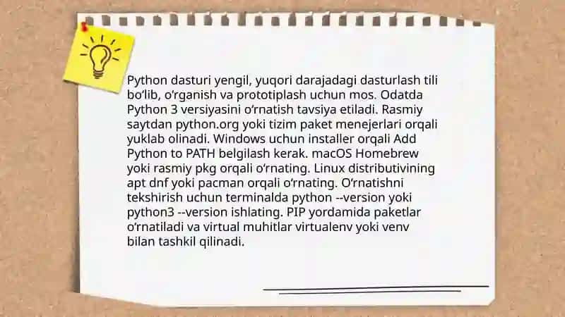 Python dasturi 3