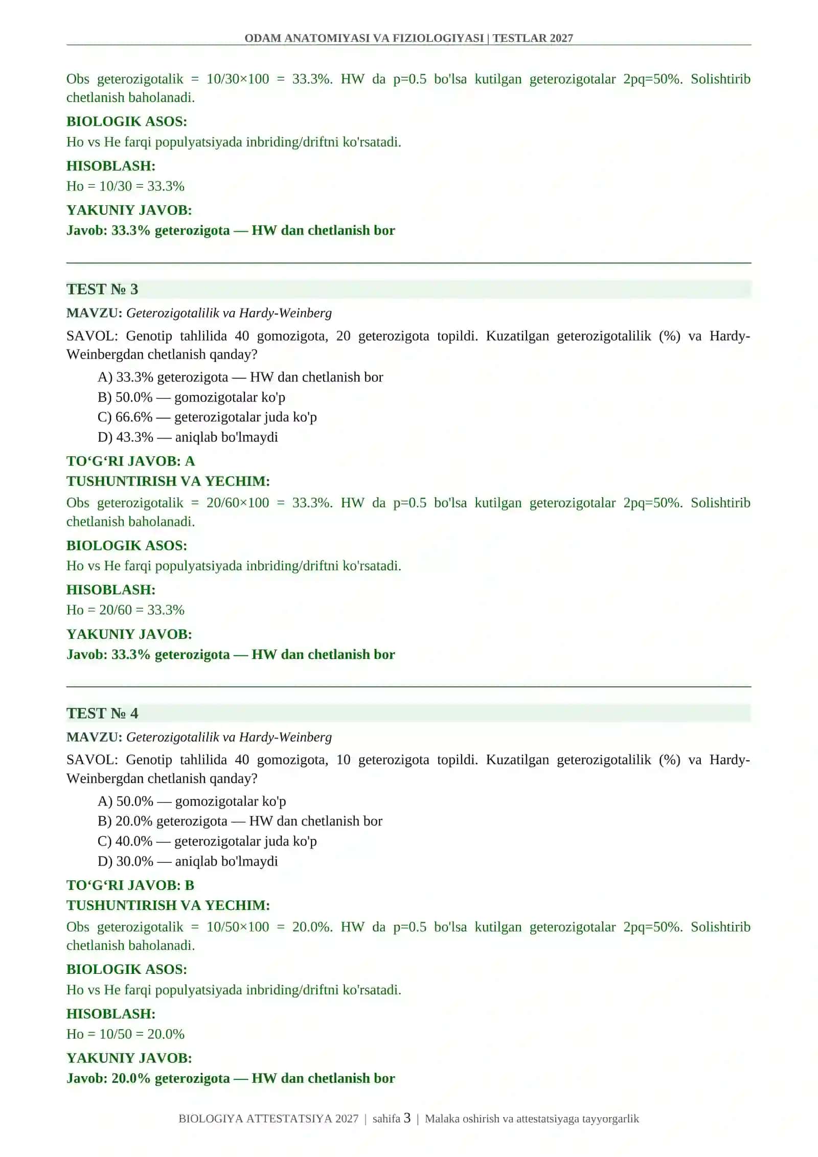 BIOLOGIYA ODAM ANATOMIYASI VA FIZIOLOGIYASIDAN ATTESTATSIYA TESTLARI 2027 3