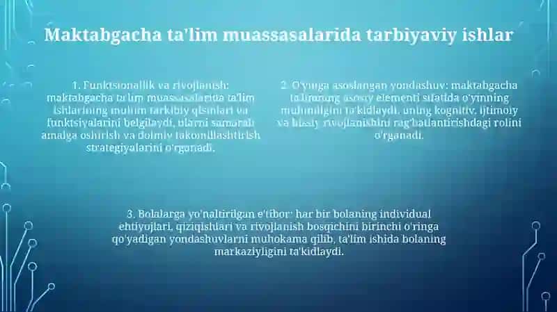 Maktabgacha TaʼLim Tashkilotlarida Tarbiyaviy Ishlarni Modellashtirish 3