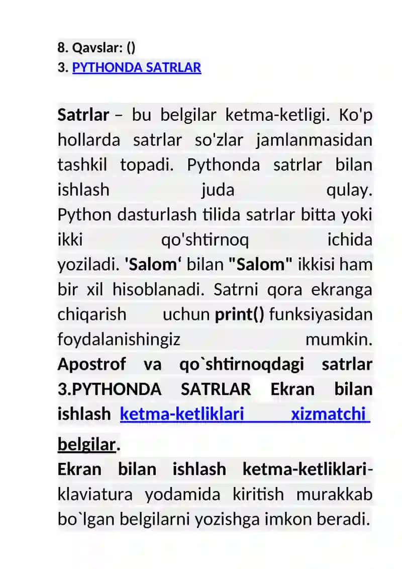 Python operatorlari 3