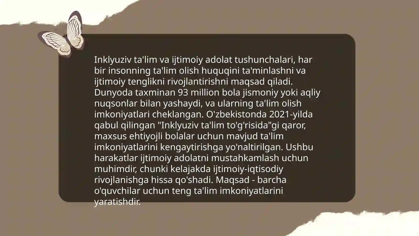 Inklyuziv ta'lim va ijtimoiy adolat tushunchalari 3