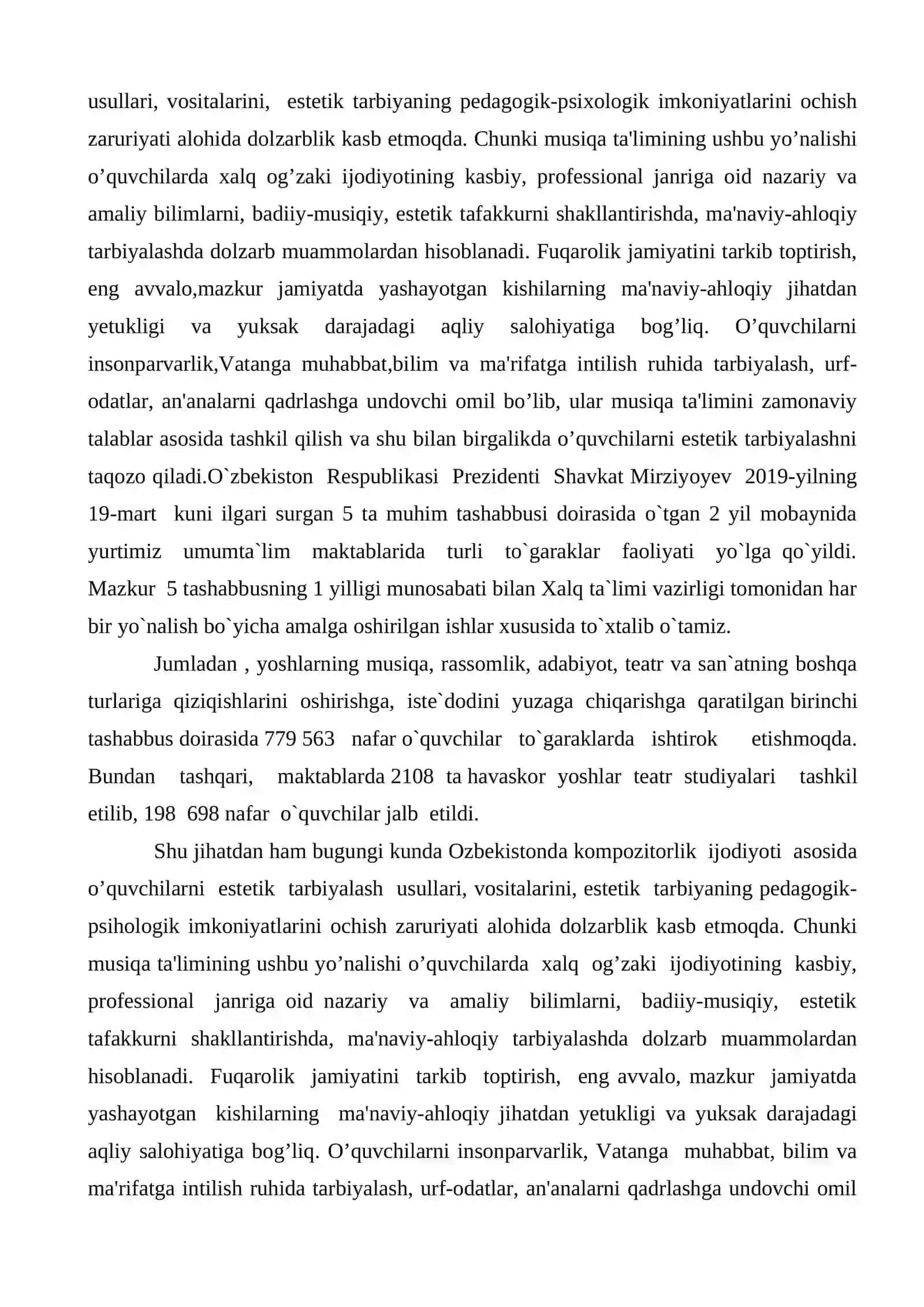 Musiqiy adabiyotlar ta'siri 3