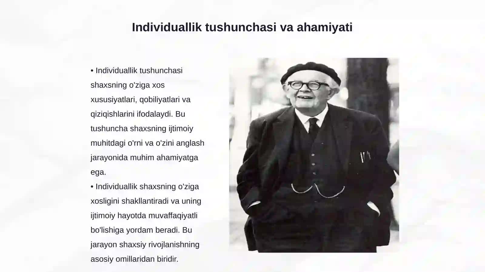 Shaxs rivojlanishining individuallik xususiyatlari va ularning roli 3