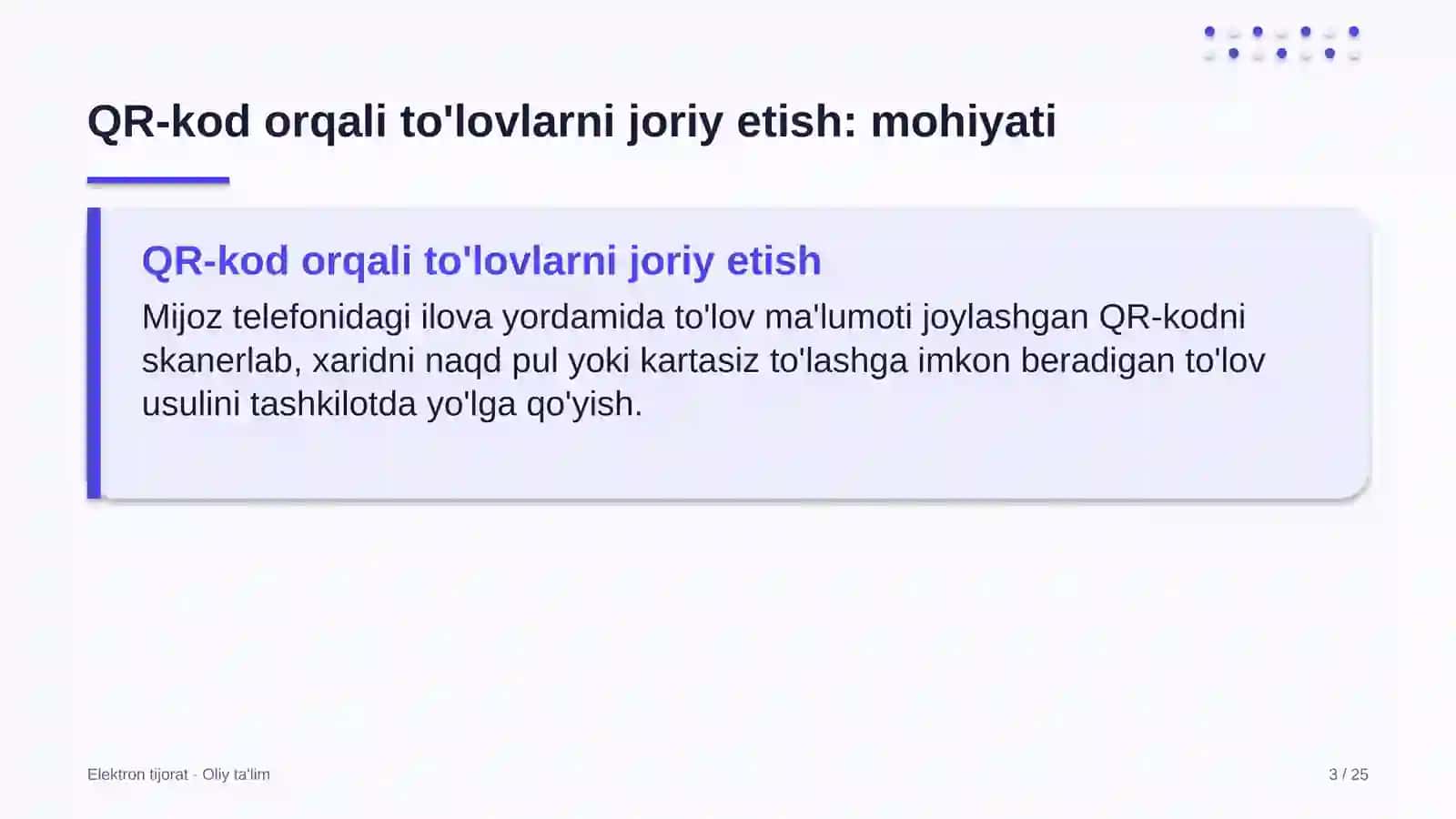 gilam yuvish sexlarida qr kod orqali to'lovlarni joriy etish 2302 3