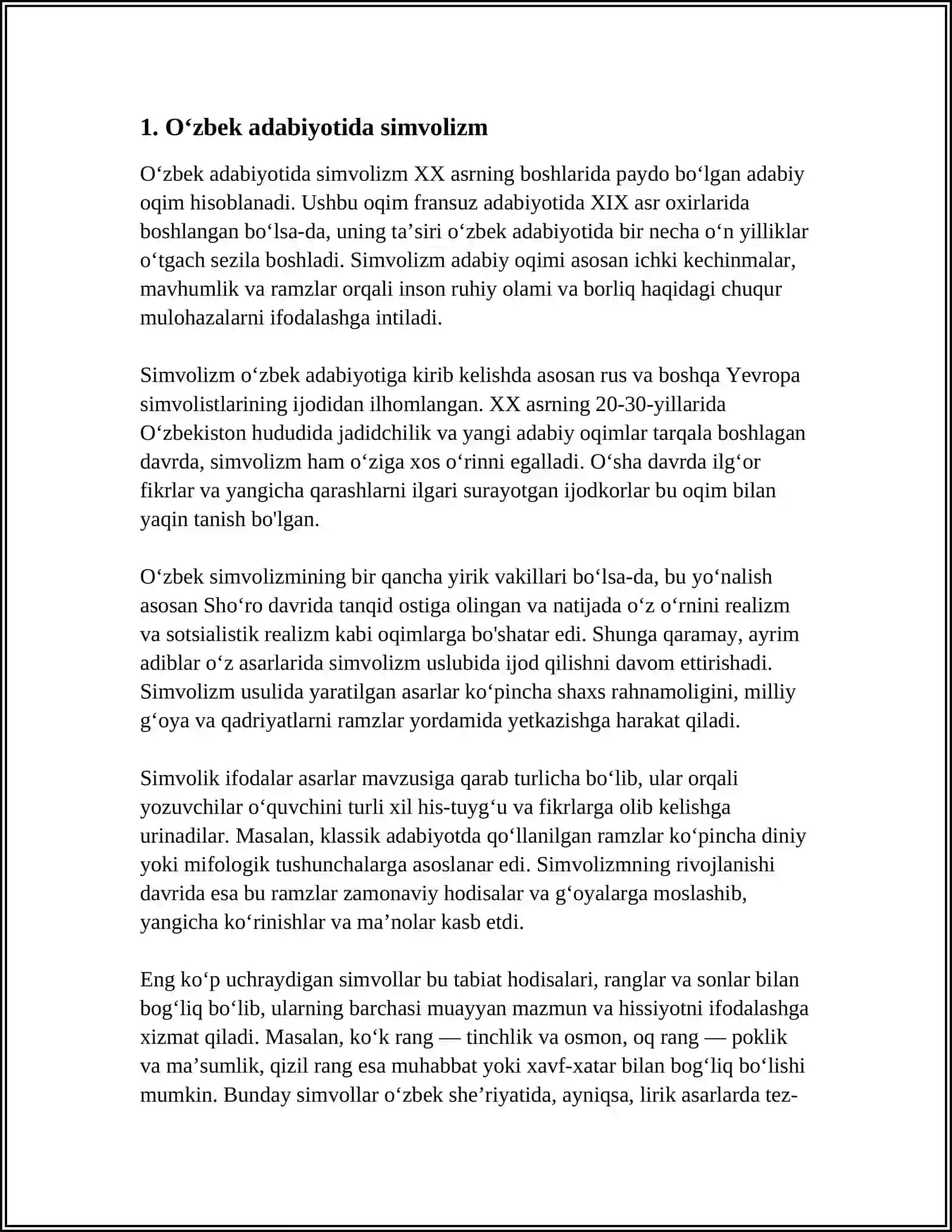 JURNAL BO‘YICHA KONFENSSIYA 3